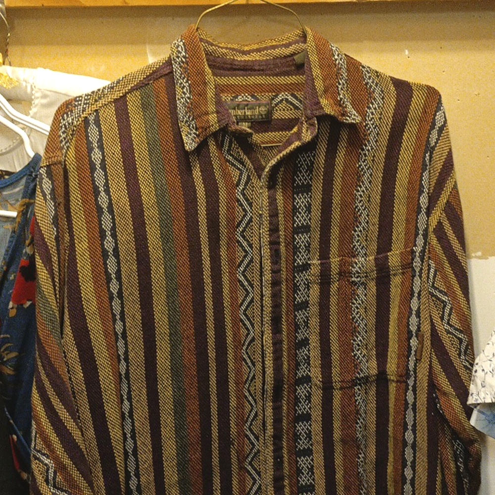 Timberland Weathergear Men's Medium Button Up Shirt